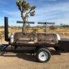 250 Gallon offset smoker trailer