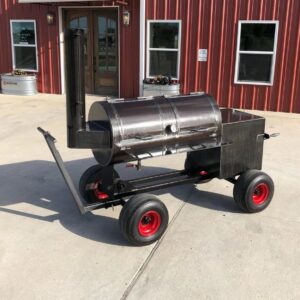 24″ x 48″ regular flow smoker with a insulated firebox