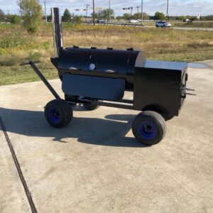 24″ x 48″ smoker with a 24″ insulated firebox