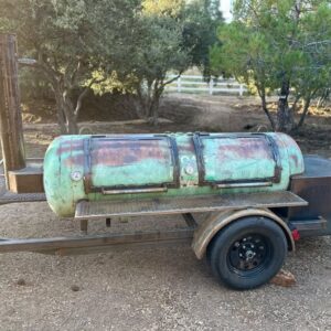 250 Gallon Offset Smoker Trailer
