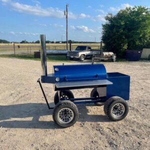 24″ x48″ main chamber with insulated firebox