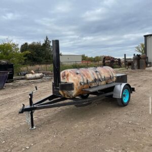 250 gallon trailer smoker