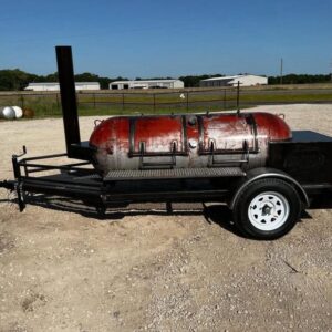 250 gallon trailer smoker